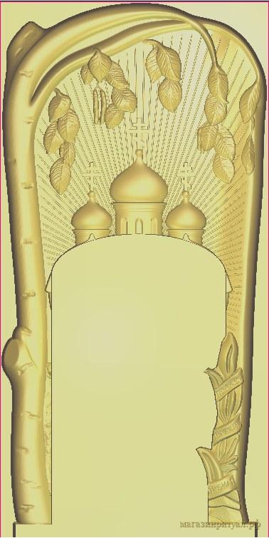 Памятник Церковь с голубем